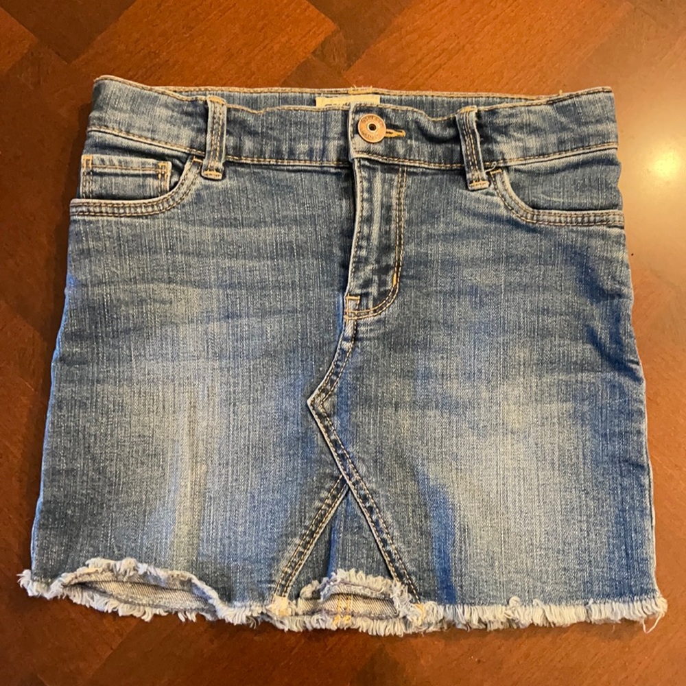 Oshkosh Girls 6/6X jean skirt